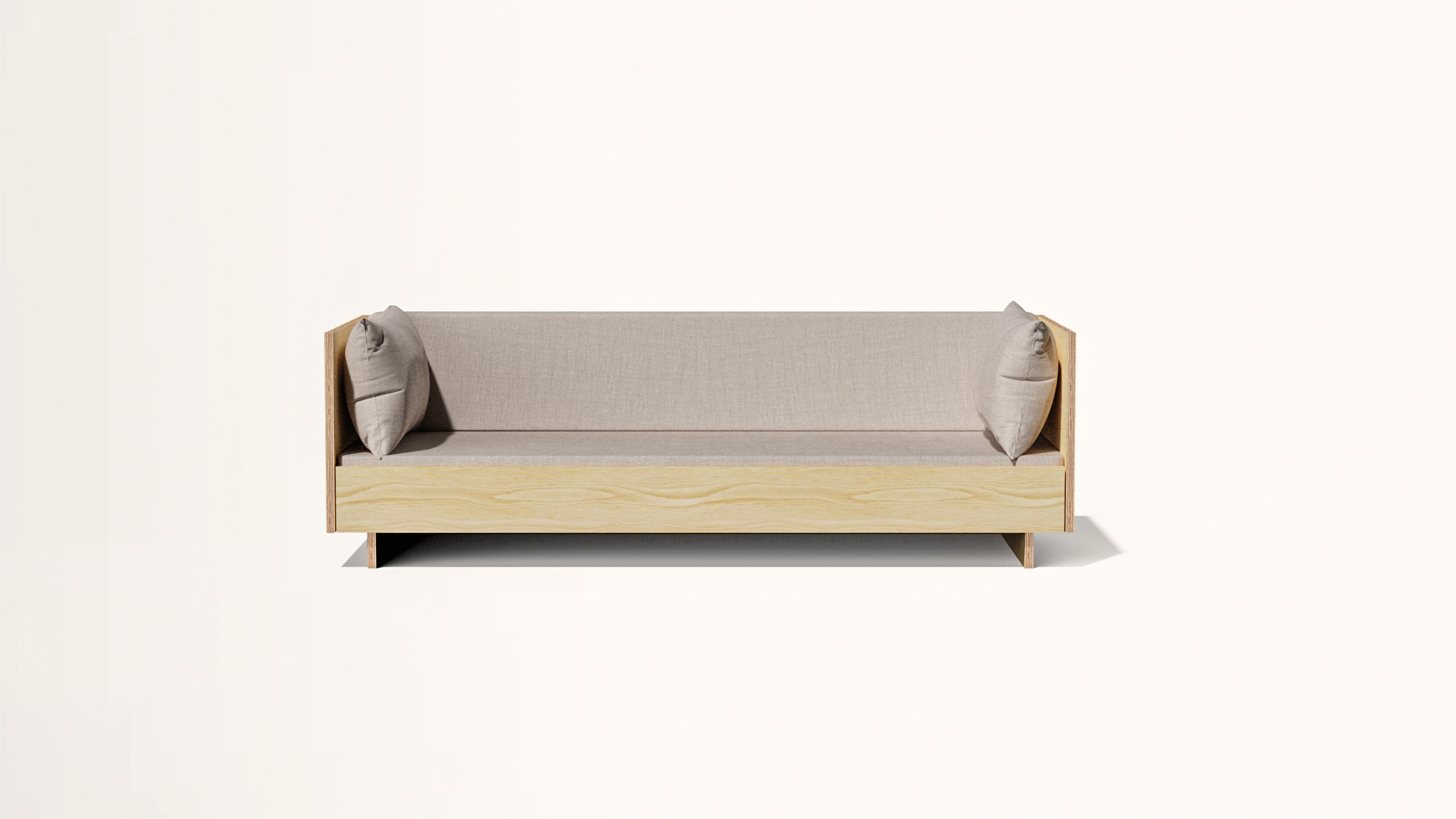The SLOWE Sofa Bed - Three 'and-a-half' Seater (Birch)