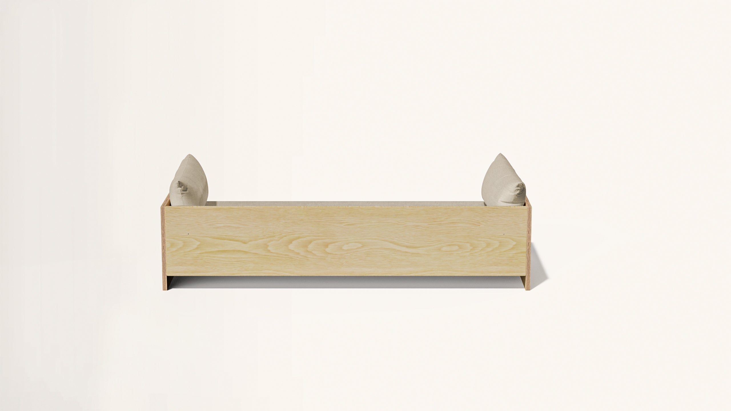 The Wall Single Day Bed - Three Seater (Birch)