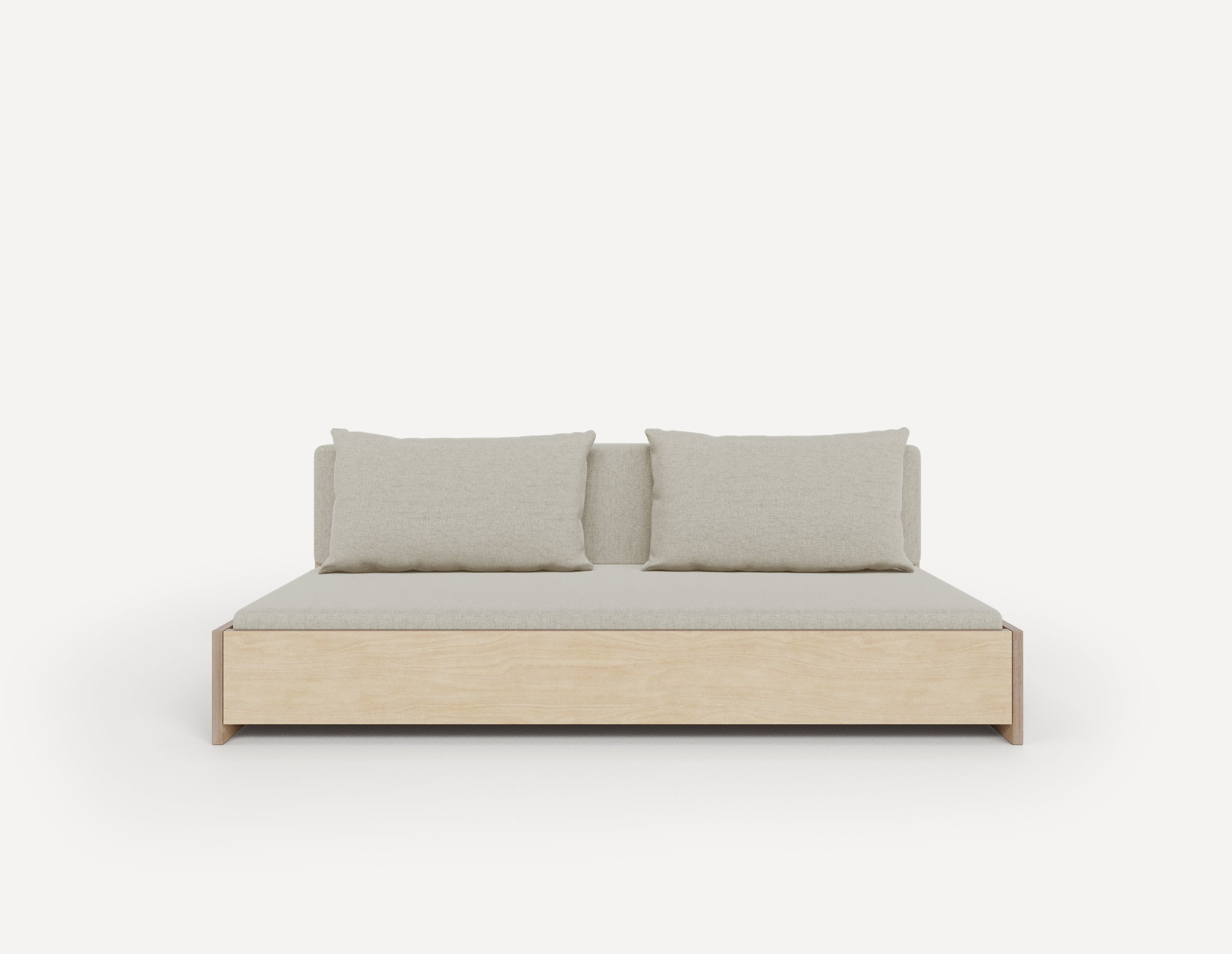SLOWE Grandparent Sofa Bed – Double Armless (3-Seater)