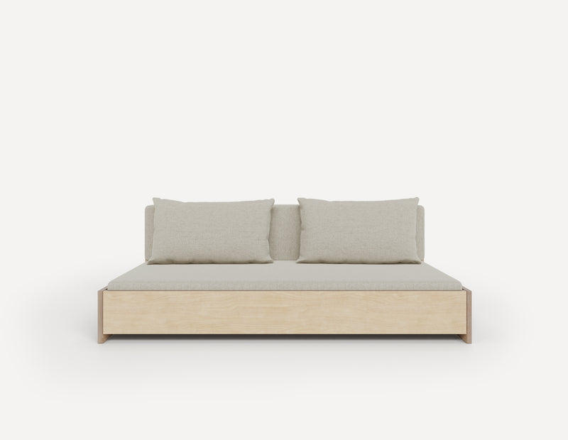 SLOWE Grandparent Sofa Bed – Double Armless (3-Seater)