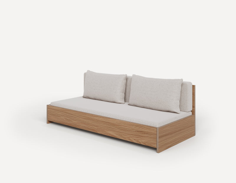 SLOWE Grandparent Sofa Bed – Double Armless (3-Seater)