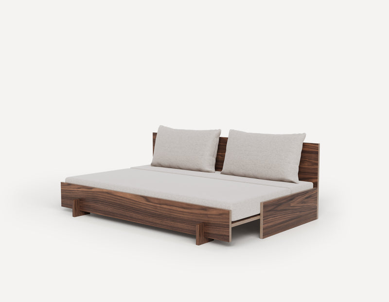 SLOWE Grandparent Sofa Bed – Double Armless (3-Seater)
