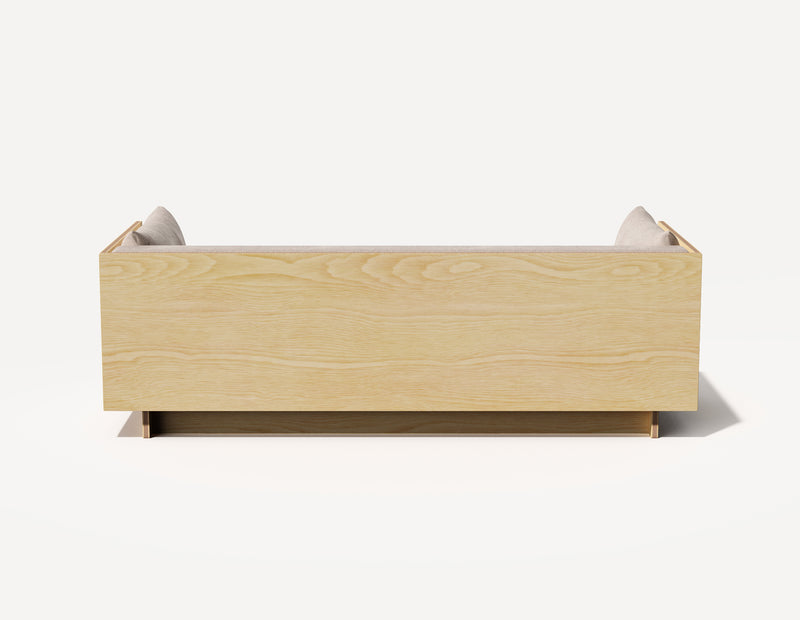 Das SLOWE Schlafsofa – Dreieinhalbsitzer (Birke)