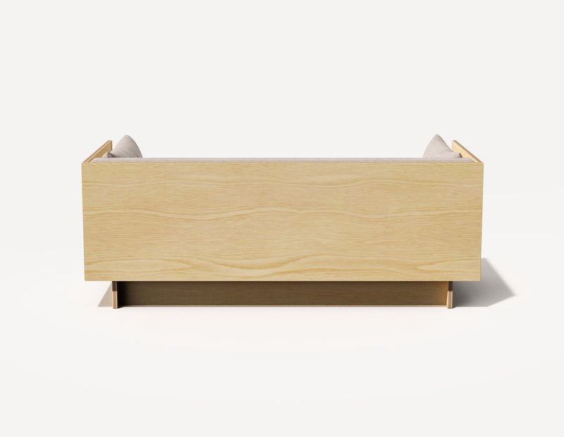 Das SLOWE Schlafsofa – Original Dreisitzer (Eiche)