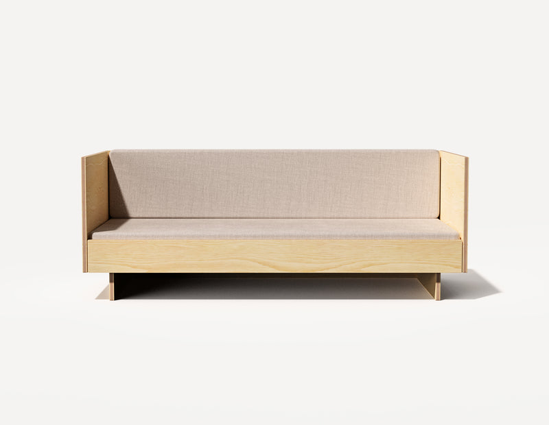 Das SLOWE Schlafsofa – Original Dreisitzer (Eiche)