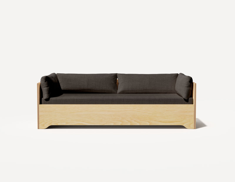 Das SLOWE Schlafsofa – Original Dreisitzer (Eiche)