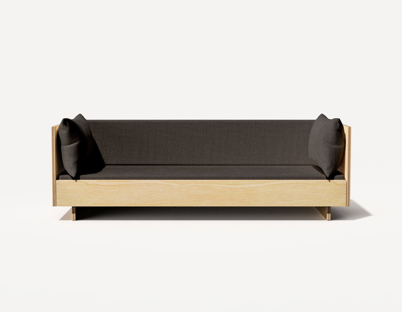 Das SLOWE Schlafsofa – Dreieinhalbsitzer (Birke)