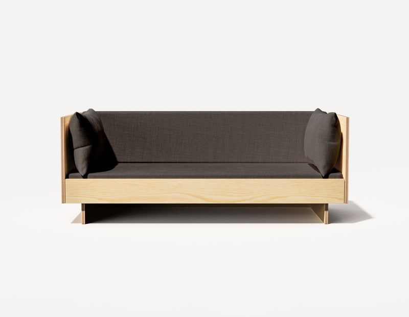 Das SLOWE Schlafsofa – Original Dreisitzer (Eiche)