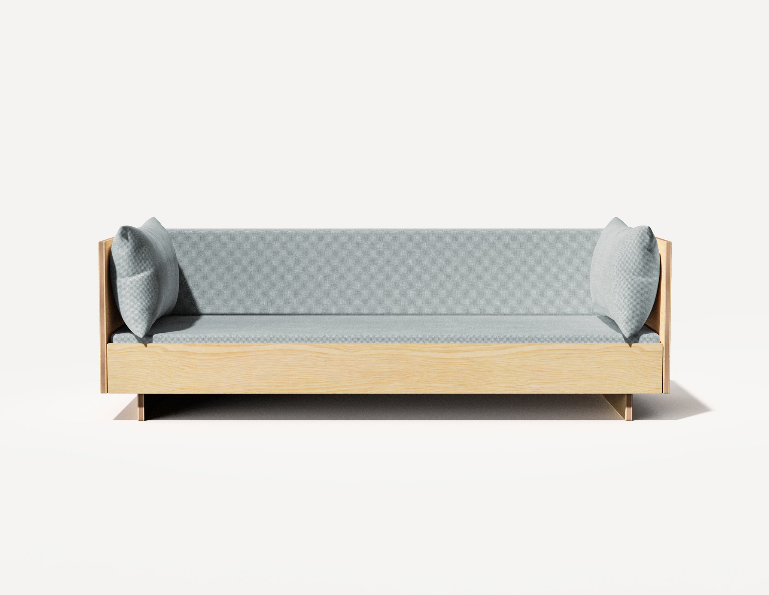 The SLOWE Sofa Bed - Three 'and-a-half' Seater (Birch)