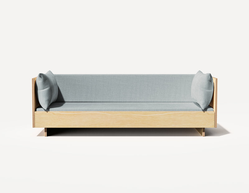 Das SLOWE Schlafsofa – Dreieinhalbsitzer (Birke)