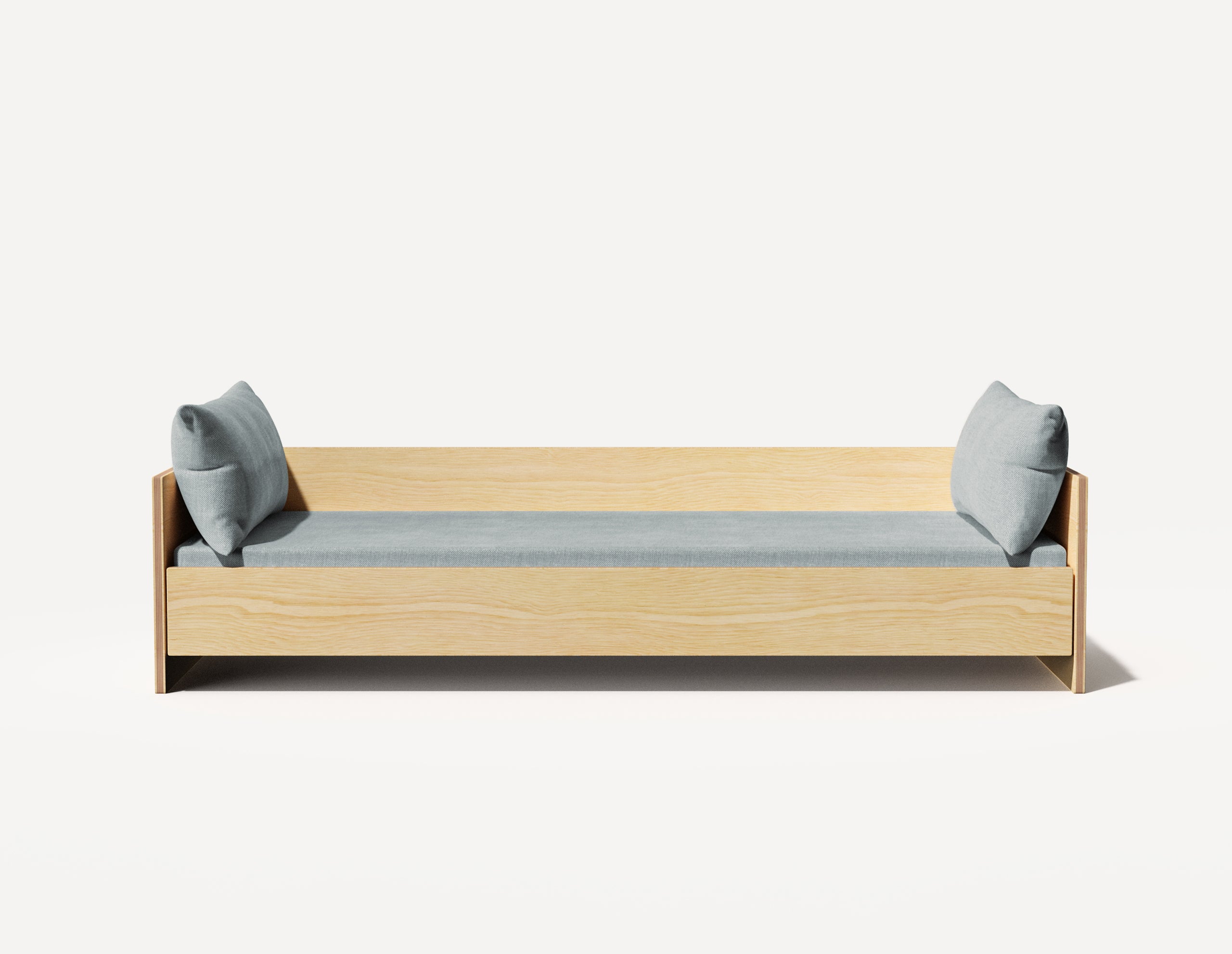The Wall Single Day Bed - Three Seater (Birch)