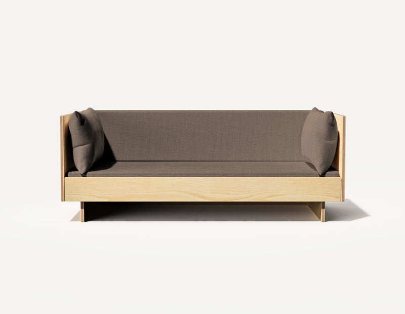 Das SLOWE Schlafsofa – Original Dreisitzer (Eiche)