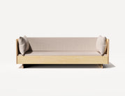 The SLOWE Sofa Bed - Three 'and-a-half' Seater (Birch)