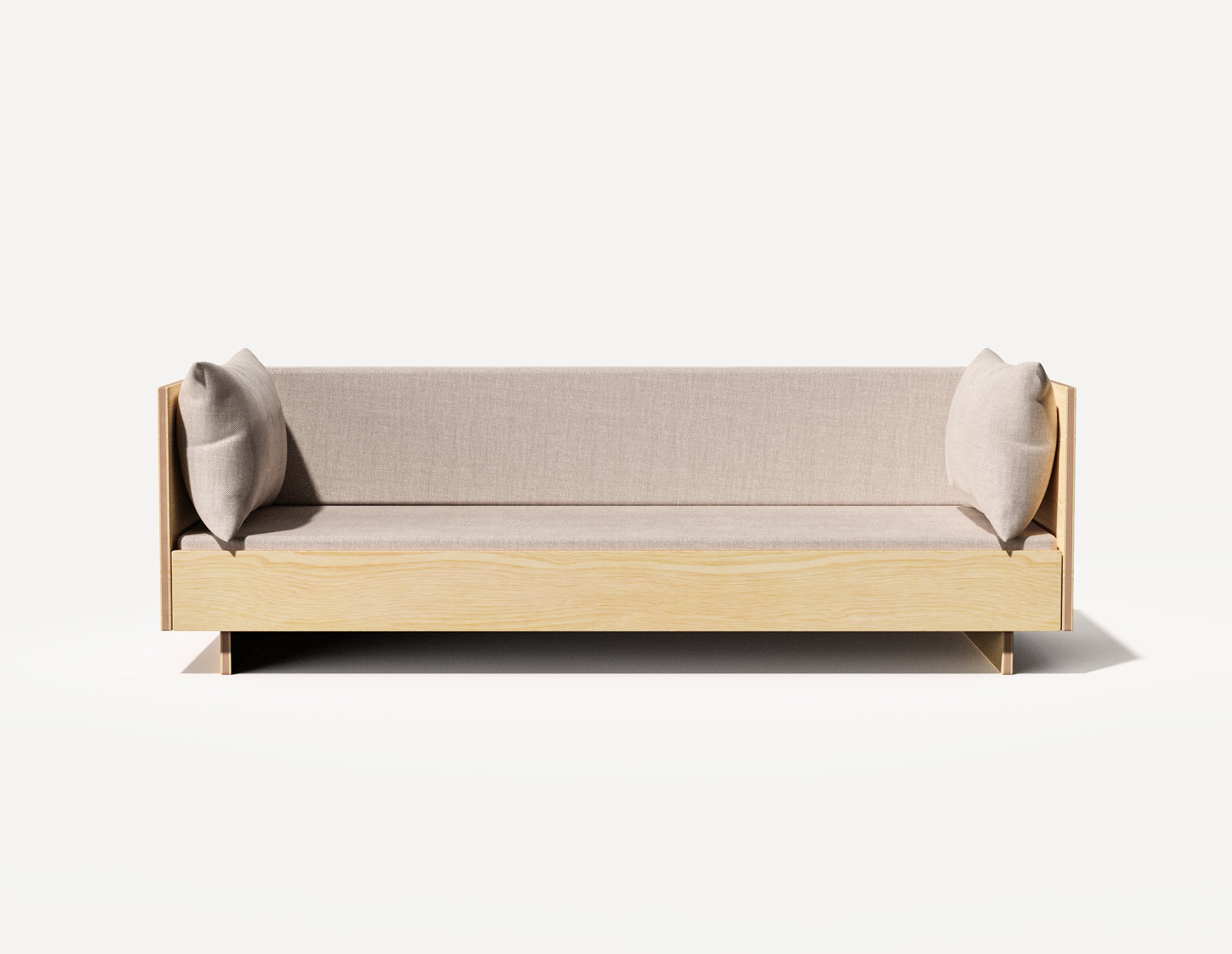 The SLOWE Sofa Bed - Three 'and-a-half' Seater (Birch)