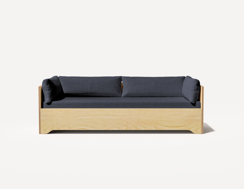 Das SLOWE Schlafsofa – Original Dreisitzer (Eiche)