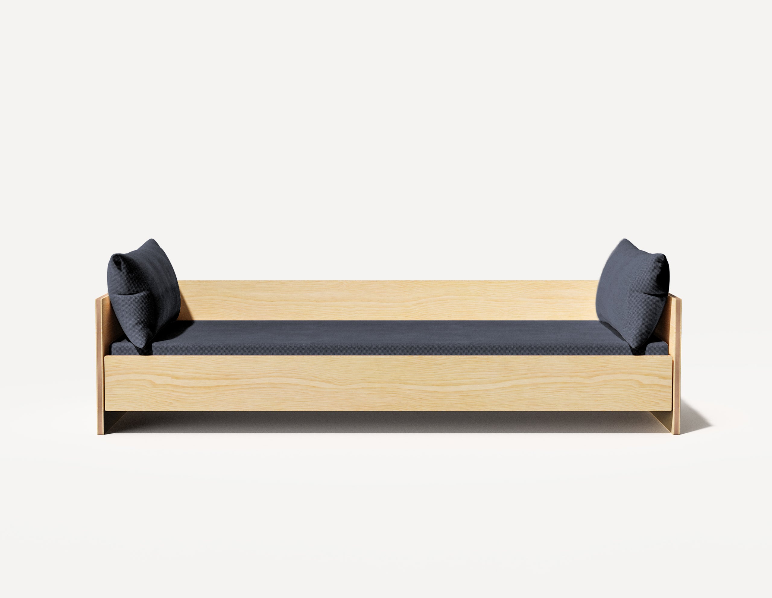 The Wall Single Day Bed - Three Seater (Birch)