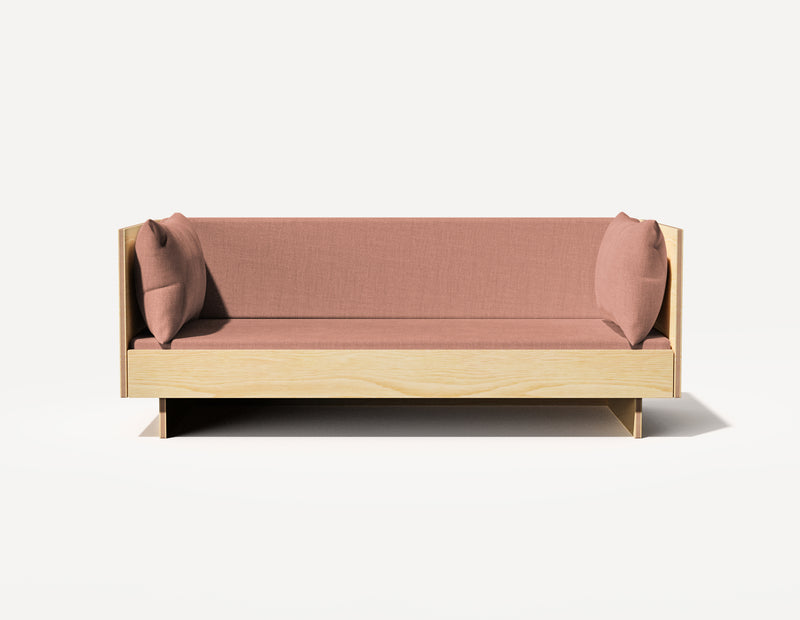 Das SLOWE Schlafsofa – Original Dreisitzer (Eiche)