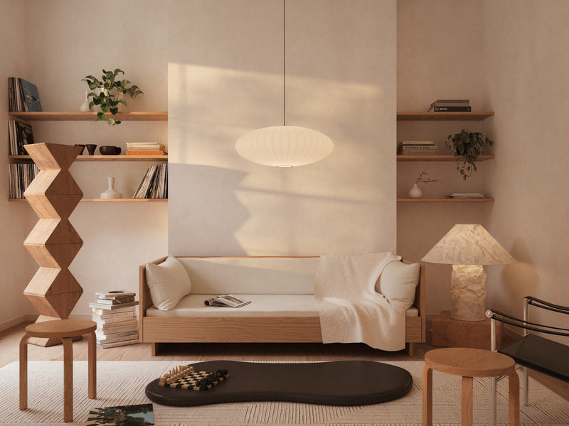 Das SLOWE Schlafsofa – Original Dreisitzer (Eiche)