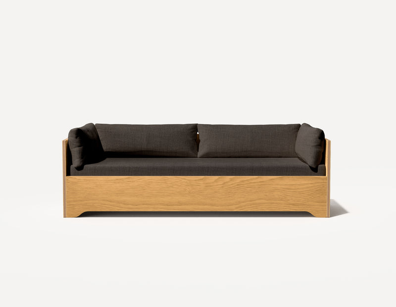 Das SLOWE Schlafsofa – Original Dreisitzer (Eiche)