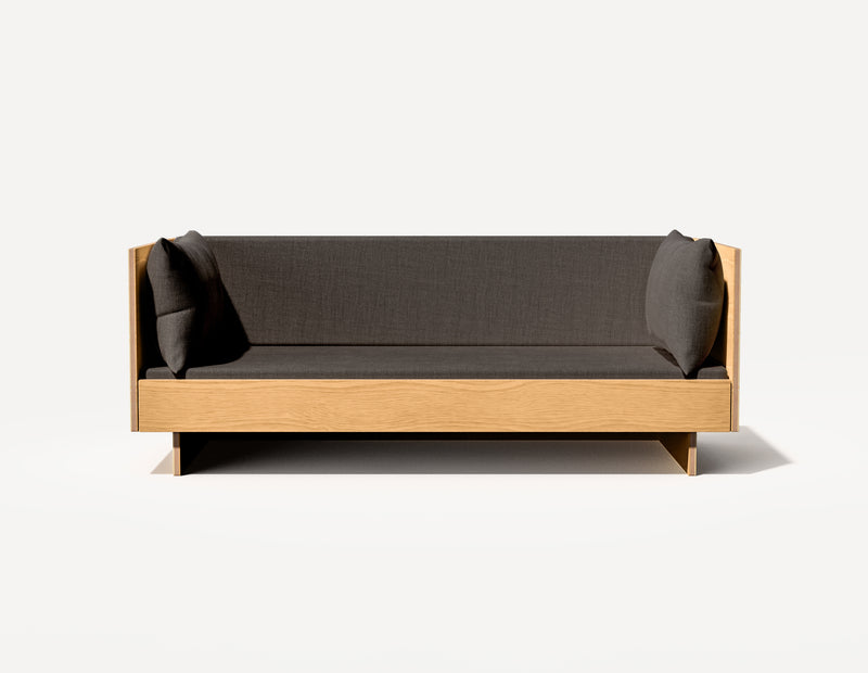 Das SLOWE Schlafsofa – Original Dreisitzer (Eiche)