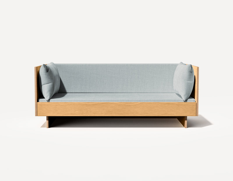 Das SLOWE Schlafsofa – Original Dreisitzer (Eiche)