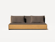 Das Großeltern-Schlafsofa – Dreisitzer (Eiche)