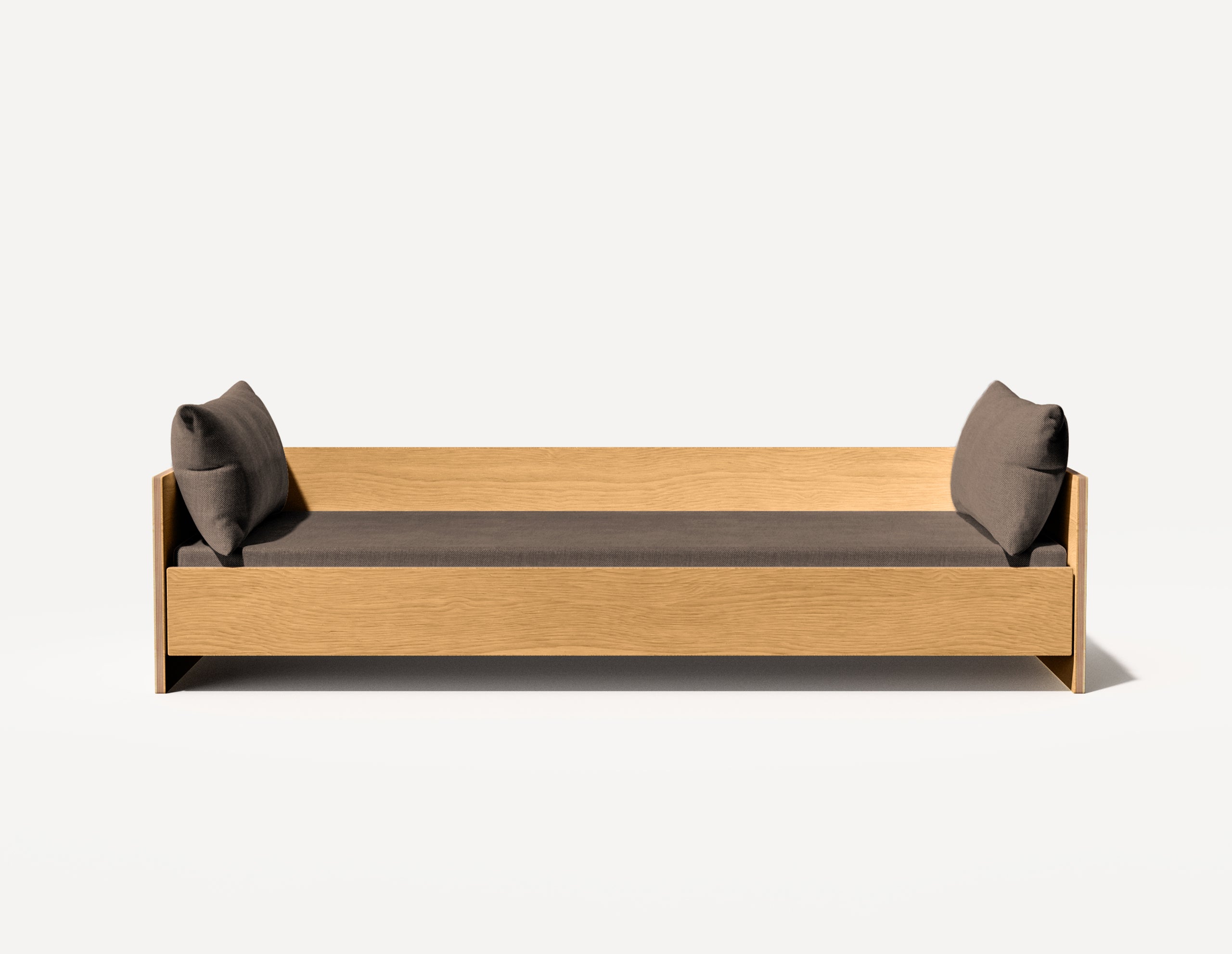 The Wall Einzel-Tagesbett – Dreisitzer (Eiche) 
