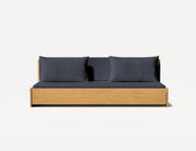 Das Großeltern-Schlafsofa – Dreisitzer (Eiche)