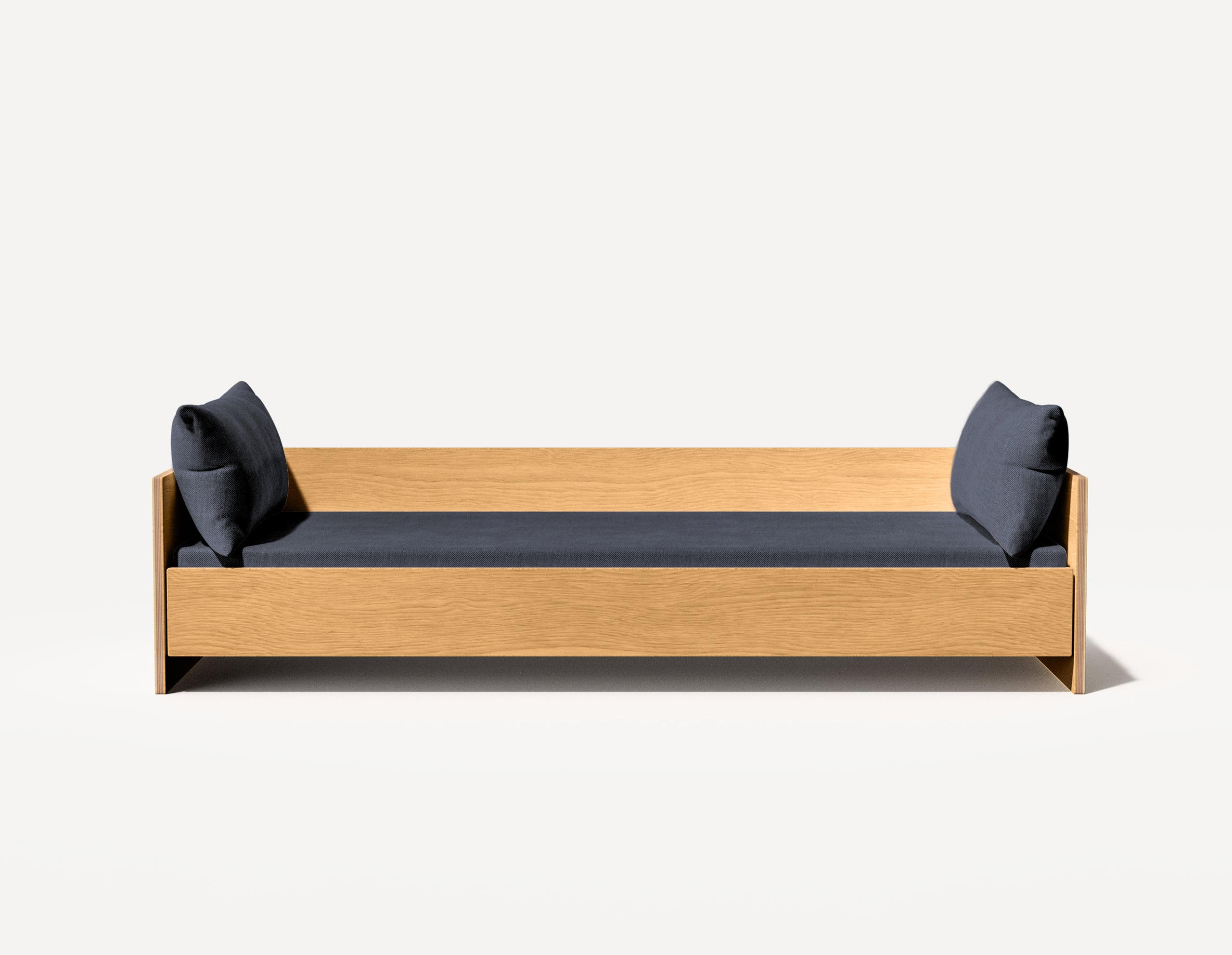 The Wall Einzel-Tagesbett – Dreisitzer (Eiche) 