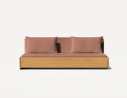 Das Großeltern-Schlafsofa – Dreisitzer (Eiche)