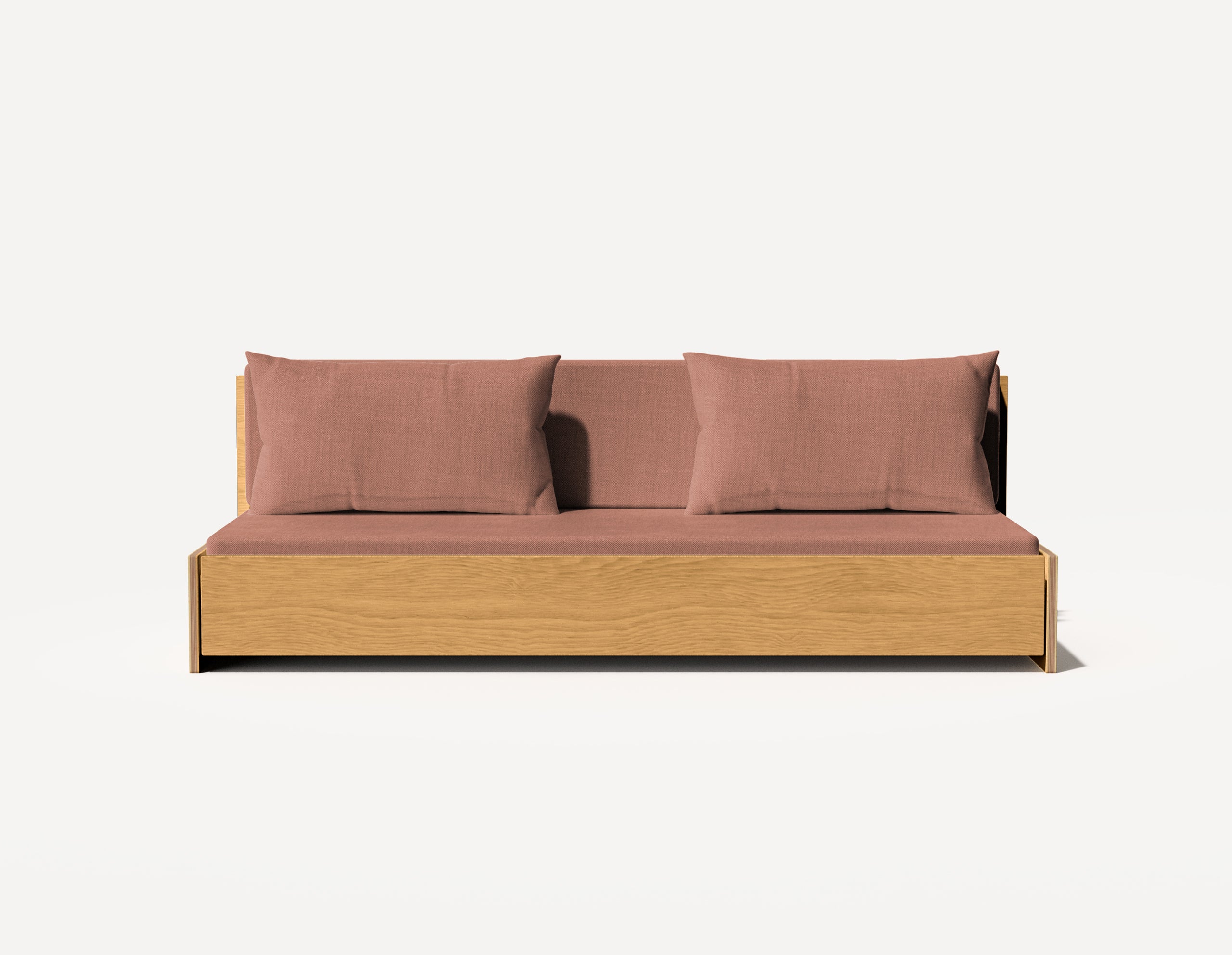 Das Großeltern-Schlafsofa – Dreisitzer (Eiche)