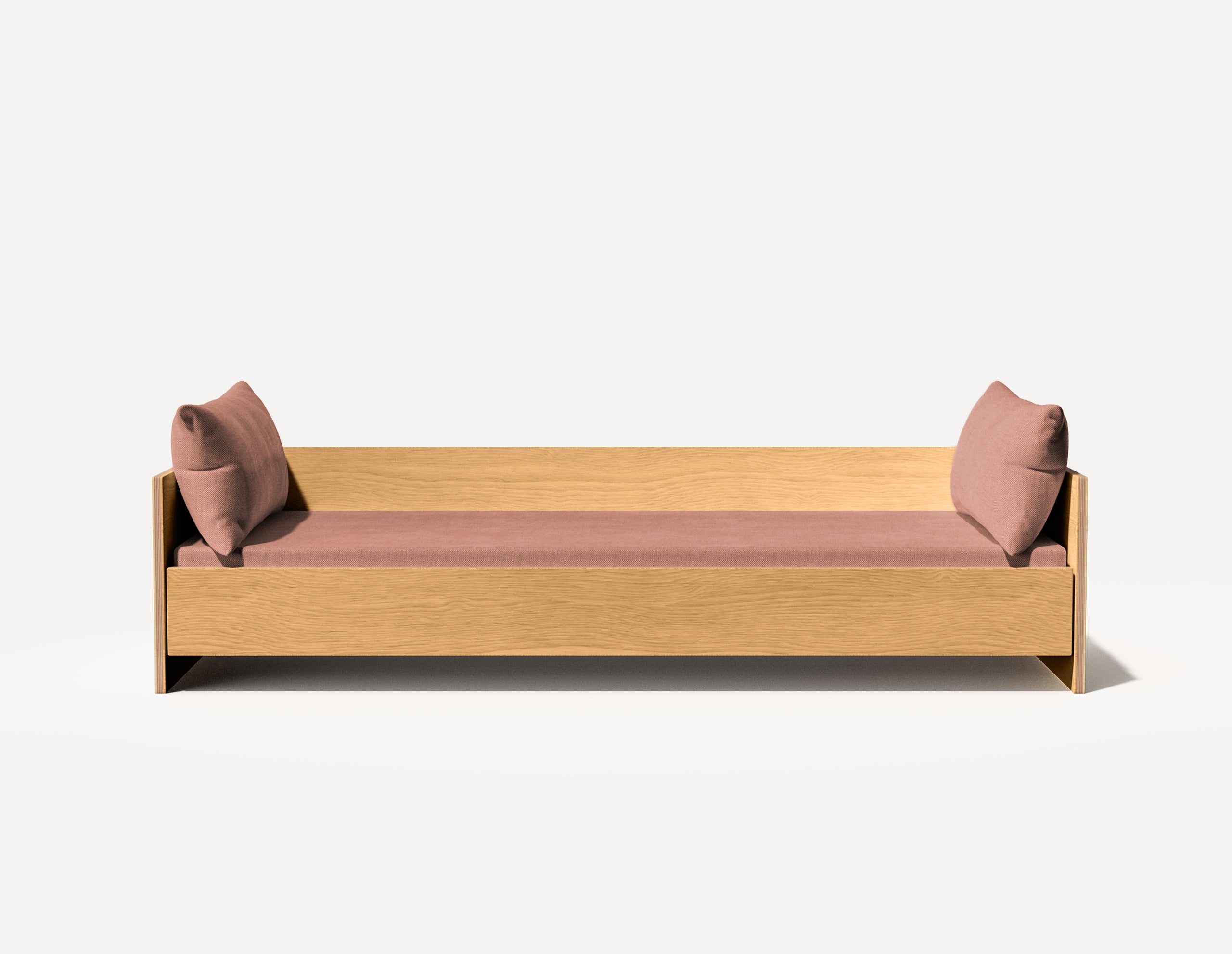 The Wall Einzel-Tagesbett – Dreisitzer (Eiche) 