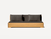 Das Großeltern-Schlafsofa – Dreisitzer (Eiche)