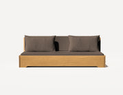 Das Großeltern-Schlafsofa – Dreisitzer (Eiche)