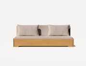 Das Großeltern-Schlafsofa – Dreisitzer (Eiche)