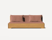 Das Großeltern-Schlafsofa – Dreisitzer (Eiche)