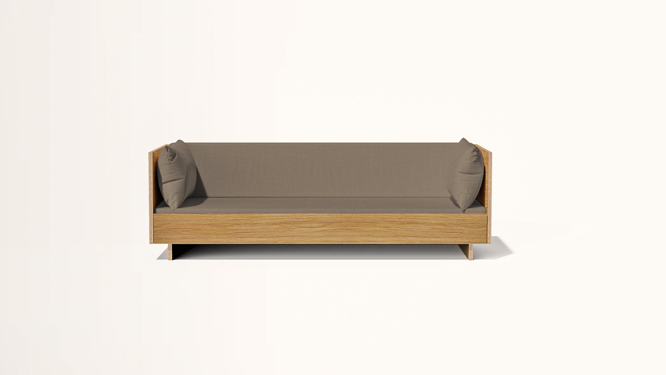 The SLOWE Sofa Bed - Three 'and-a-half' Seater (Oak)