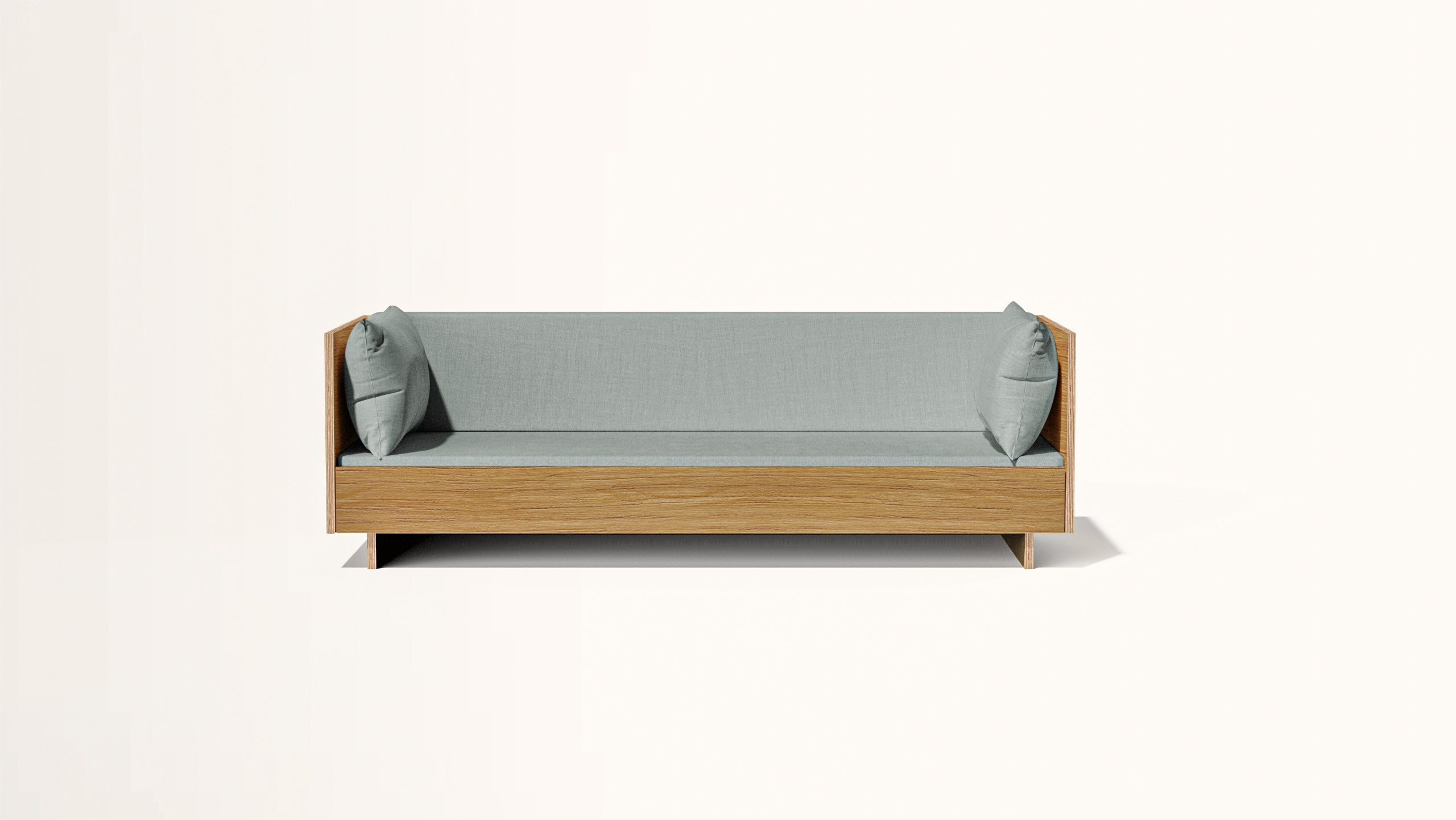 The SLOWE Sofa Bed - Three 'and-a-half' Seater (Oak)