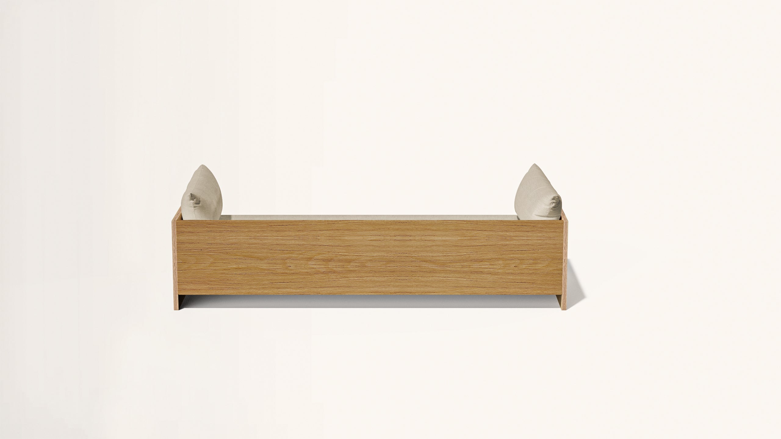 The Wall Single Day Bed - Three Seater (Oak)
