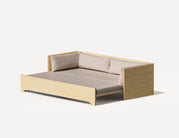 Le canapé-lit SLOWE - Original trois places (chêne)