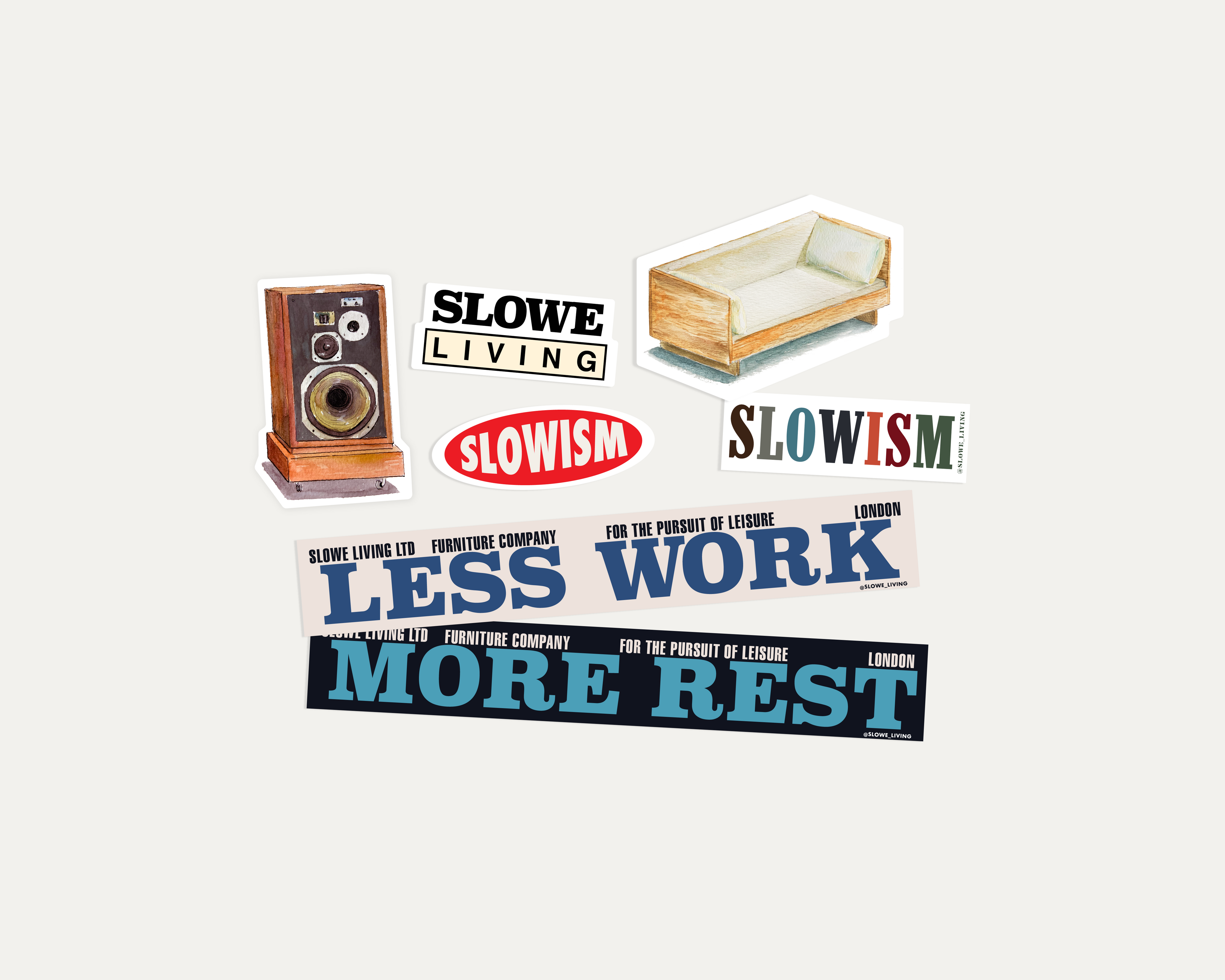 True Artworx Old N Slow Sticker – 2 Pack, Vinyl Decal, Choose Color/Size