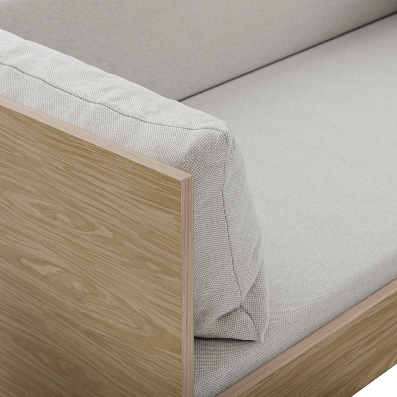 Das SLOWE Schlafsofa – Original Dreisitzer (Eiche)