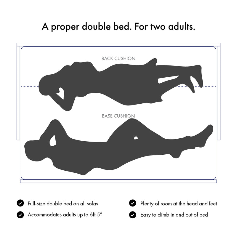 SLOWE Sofa Bed – Double (3.5-Seater)