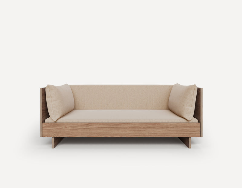 The SLOWE Sofa Bed - Original Three Seater (Oak)