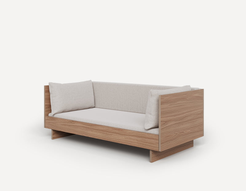 The SLOWE Sofa Bed - Original Three Seater (Oak)