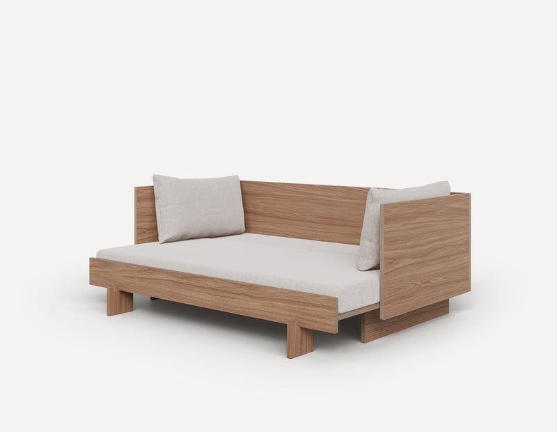 The SLOWE Sofa Bed - Original Three Seater (Oak)