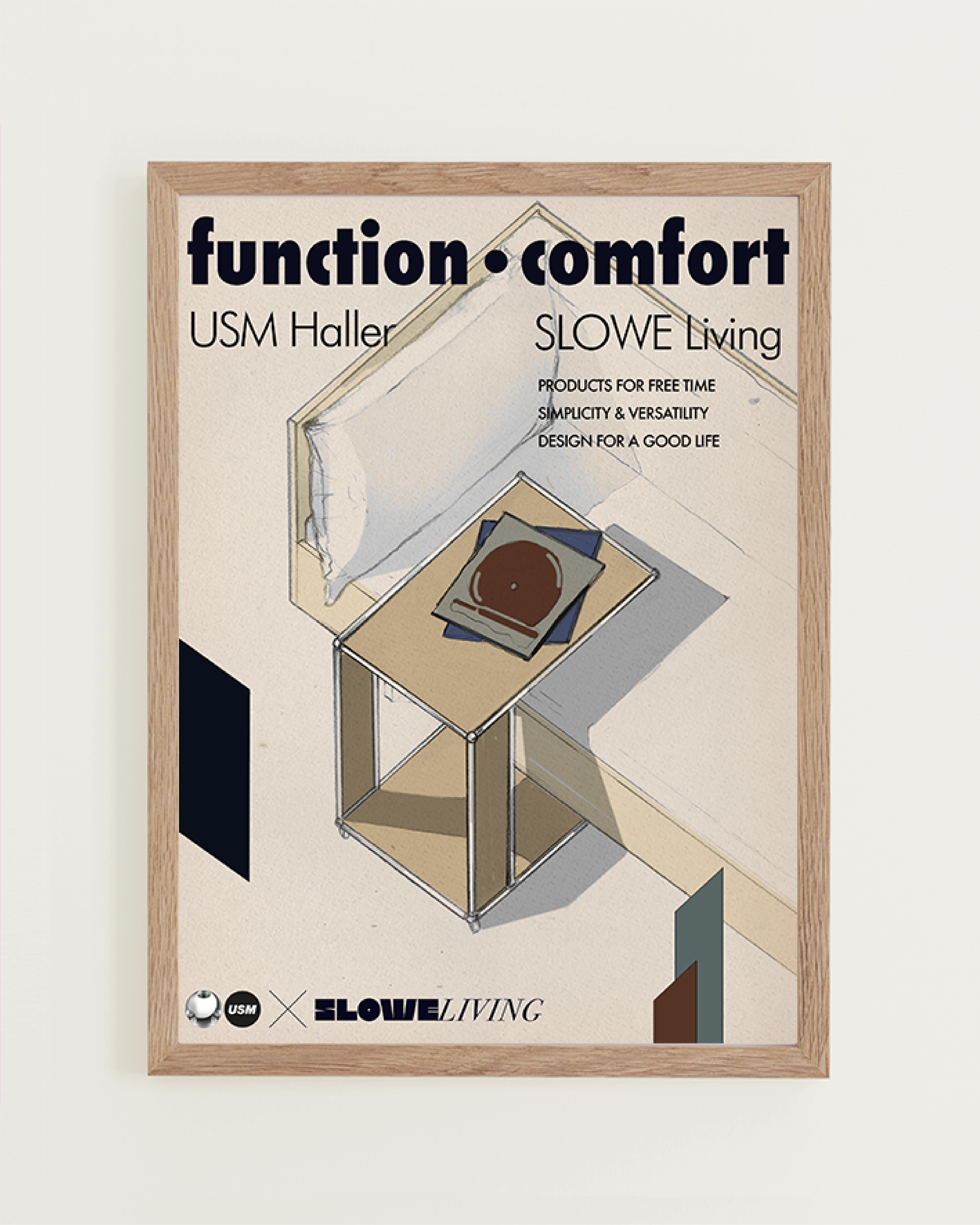USM x SLOWE Living Slide Table
