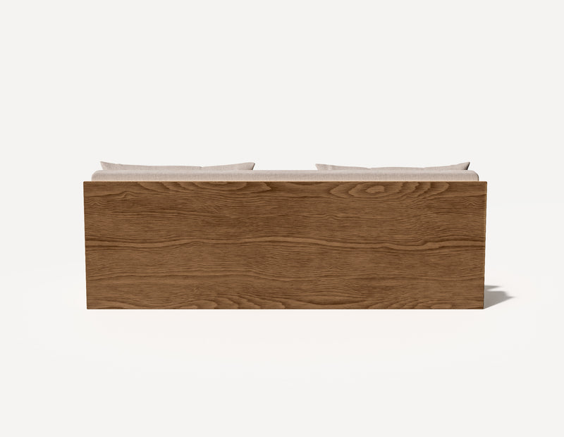 The Grandparent Sofa Bed - Three Seater (Walnut)