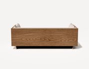 Das SLOWE Schlafsofa – Dreieinhalbsitzer (Walnuss)