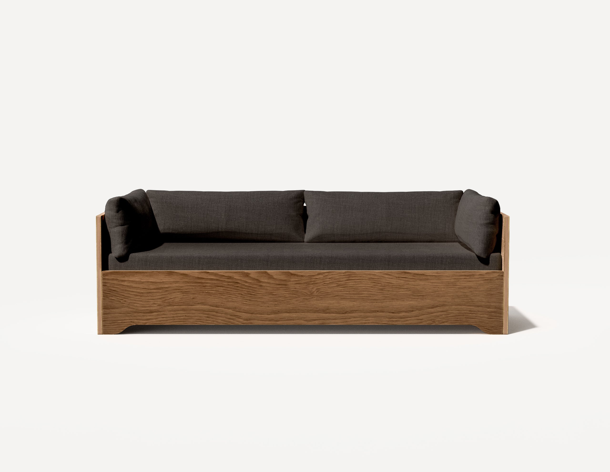 The SLOWE Sofa Bed - 'Two and-a-half' Seater (Walnut)